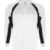 Custom Mens B-Core Hook Long Sleeve T-Shirt White/ Black