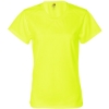 Custom Women’s B-Core T-Shirt Safety Yellow
