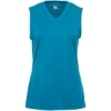 Custom Womens B-Core Sleeveless T-Shirt Electric Blue