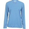 Custom Womens B-Core Long Sleeve T-Shirt Columbia Blue
