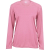 Custom Womens B-Core Long Sleeve T-Shirt Pink