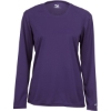 Custom Womens B-Core Long Sleeve T-Shirt Purple