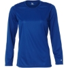 Custom Womens B-Core Long Sleeve T-Shirt Royal