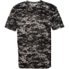 Custom Mens Digital Camo T-Shirt Black Digital