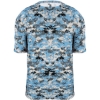 Custom Mens Digital Camo T-Shirt Columbia Blue Digital