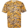 Custom Mens Digital Camo T-Shirt Gold Digital