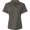 Custom Womens Pro-Lock Performance Polo Charcoal