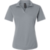 Custom Womens Pro-Lock Performance Polo Heather Steel