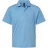Custom Youth Pro-Lock Performance Polo Carolina Blue