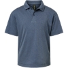 Custom Youth Pro-Lock Performance Polo Heather Navy