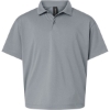 Custom Youth Pro-Lock Performance Polo Heather Steel
