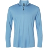 Custom Mens Pro-Lock Performance Quarter-Zip Pullover Carolina Blue