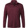 Custom Mens Pro-Lock Performance Quarter-Zip Pullover Maroon