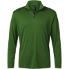 Custom Mens Pro-Lock Performance Quarter-Zip Pullover Olive Green