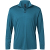 Custom Mens Pro-Lock Performance Quarter-Zip Pullover Pacific Blue