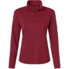 Custom Womens Pro-Lock Performance Quarter-Zip Pullover Cardinal