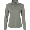 Custom Womens Pro-Lock Performance Quarter-Zip Pullover Greystone