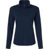 Custom Womens Pro-Lock Performance Quarter-Zip Pullover Navy