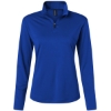 Custom Womens Pro-Lock Performance Quarter-Zip Pullover Royal