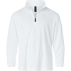 Custom Youth Pro-Lock Performance Quarter-Zip Pullover White