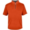 Custom Mens B-Core Short Sleeve Quarter-Zip Burnt Orange/ Graphite