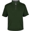 Custom Mens B-Core Short Sleeve Quarter-Zip Forest/ Graphite