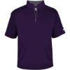 Custom Mens B-Core Short Sleeve Quarter-Zip Purple/ Graphite