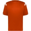 Custom Mens On The Rise T-Shirt Burnt Orange/ White