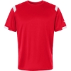 Custom Mens On The Rise T-Shirt Red/ White