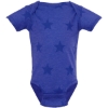 Custom Infant Star Print Bodysuit Royal Star