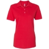 Custom Womens 100% Ring-Spun Cotton Piqué Polo True Red