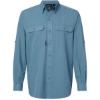Custom Mens Crossroad Woven Shirt Slate Blue