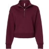 Custom Womens 10 oz. Heavyweight Half-Zip Pullover Maroon