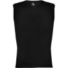 Custom Mens Pro-Compression Sleeveless T-Shirt Black