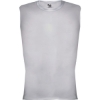 Custom Mens Pro-Compression Sleeveless T-Shirt Silver