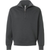 Custom Unisex 10 oz Quarter-Zip Pullover Sweatshirt Asphalt