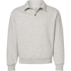Custom Unisex 10 oz. Heavyweight Polo Sweatshirt Vintage Heather Grey