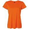 Custom Womens Pro-Lock Performance T-Shirt Deep Orange