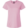 Custom Womens Pro-Lock Performance T-Shirt Light Pink