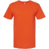 Custom Mens Gold Soft Touch T-Shirt Burnt Orange