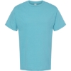 Custom Mens Gold Soft Touch T-Shirt Diving Blue
