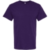 Custom Mens Gold Soft Touch T-Shirt Purple