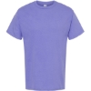 Custom Mens Gold Soft Touch T-Shirt Violet