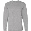 Custom Mens B-Tech Cotton-Feel Long Sleeve T-Shirt Oxford