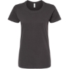 Custom Womens Gold Soft Touch T-Shirt Charcoal