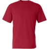 Custom Mens B-Tech Cotton-Feel T-Shirt Red
