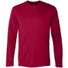 Custom Unisex Cool DRI® Long Sleeve Performance T-Shirt Deep Red
