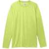 Custom Unisex Cool DRI® Long Sleeve Performance T-Shirt Safety Green