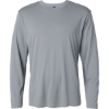 Custom Unisex Pro-Lock Performance Long Sleeve T-Shirt Heather Steel