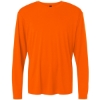 Custom Unisex Pro-Lock Performance Long Sleeve T-Shirt Neon Orange